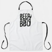 Bier en BBQ Schort (Voorkant)