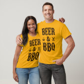 Bier en BBQ T-shirt (Unisex)