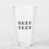 Bier- en bierliefhebbers glas (Voorkant)