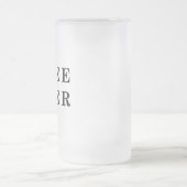 Bier- en bierliefhebbers matglas bierpul (Center)