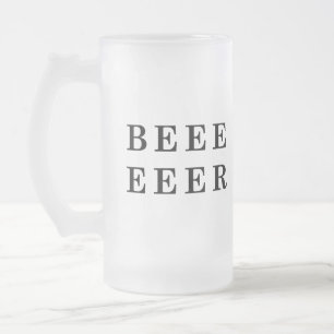 Bier- en bierliefhebbers matglas bierpul