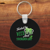 Bier en de Shenanigans Saint Patrick's Day Sleutelhanger (Voorkant)