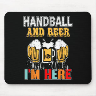 Bier en handbal, daarom ben ik hier muismat