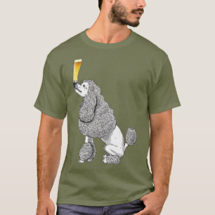 Bier en Honden Shirt Schattige Hondenshirt Craft B