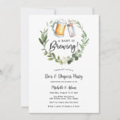 Bier en Luiers Feest Kaart (Voorkant)