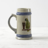 Bier en papegaai bierpul (Links)