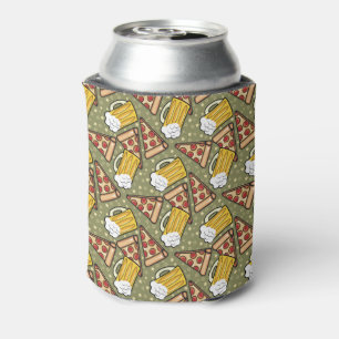 Bier en Pizza Grafisch Blikjeskoeler