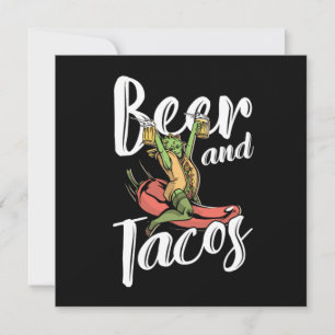 Bier en Tacos Mexican Mexico Chili Nachos Gift Kaart