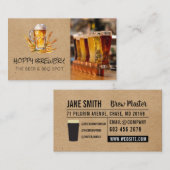 Bier en tarwe | bierselectie visitekaartje (Voorkant / Achterkant)