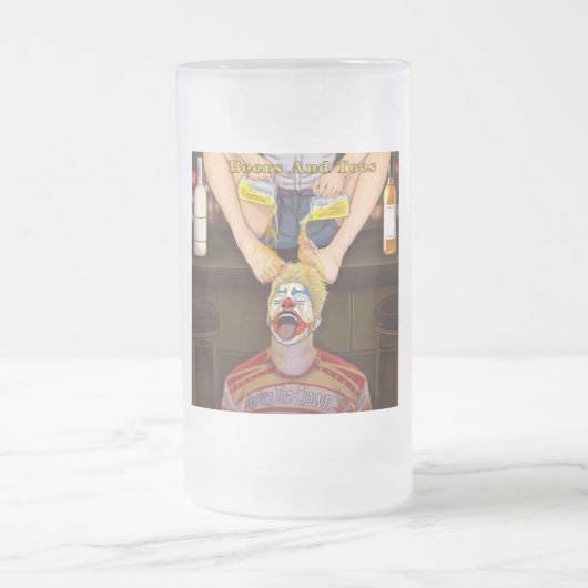 bier en tenen matglas bierpul (Center)