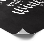 Bier- en wijnkarton, 8 x 10 bruiloft poster (Hoek)