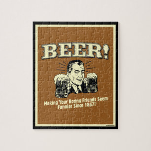 Bier: Friends helpen schimmelaar Legpuzzel