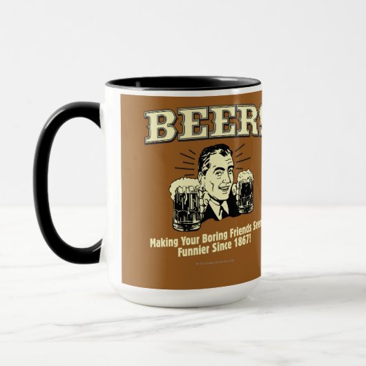 Bier: Friends helpen schimmelaar Mok (Links)