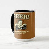 Bier: Friends helpen schimmelaar Mok (Voorkant links)