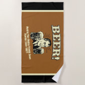 Bier: Friends helpen schimmelaar Strandlaken (Voorkant)