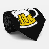 Bier! Frothy Bubble Mok of Brew Stropdas (Opgerold)