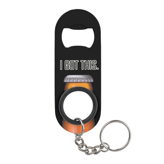 Bier Funny, ik heb deze Sleutelhanger flesopening. Mini Flessenopener (Achterkant)