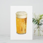 Bier Gepersonaliseerd briefpapier (Staand voorkant)