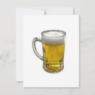 Bier gepersonaliseerde uitnodiging - Bier uitnodig
