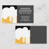 Bier Glas | Brouwerij Visitekaartje (Voorkant / Achterkant)