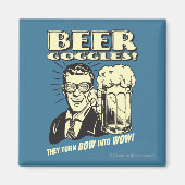 Bier Goggles: Bow omgooien Magneet (Voorkant)