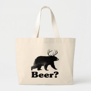 Bier? Grote Tote Bag