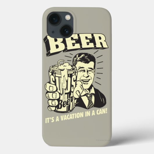 Bier: Het is een Vacatie in de mogelijkheid Case-Mate iPhone Case (Achterkant)
