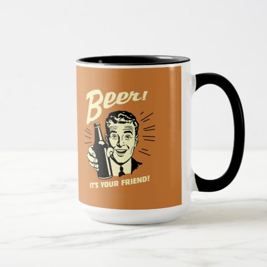 Bier: Het is je vriend Mok (Rechts)