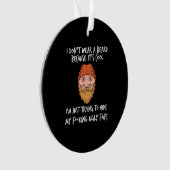 Bier het is kool ornament (voorkant)