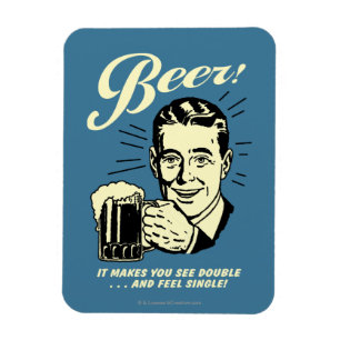 Bier: Het maakt je dubbel zien Magneet