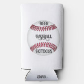 Bier, Honkbal, Hotdogs Koeltasje (Achterkant)