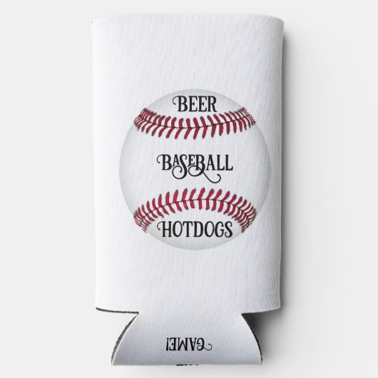 Bier, Honkbal, Hotdogs Koeltasje (Achterkant)