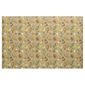 Bier Icons Pattern Fabric Stof (Fat Quarter)