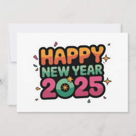 Bier in elke kaart: Nieuwjaarskaart 2025 Holiday C Feestdagenkaart