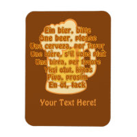 BIER in talen aangepaste magneet
