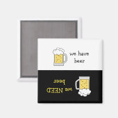 Bier Inventaris Koelkast Magneten (Voorkant / Achterkant)