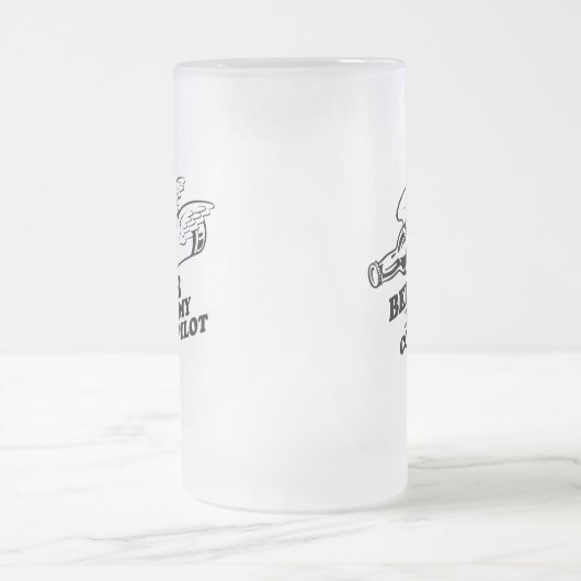 BIER IS MIJN T-SHIRT MET CO-PILOT MATGLAS BIERPUL (Center)