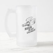 BIER IS MIJN T-SHIRT MET CO-PILOT MATGLAS BIERPUL (Links)