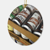  bier kan versieren keramisch ornament (Links)