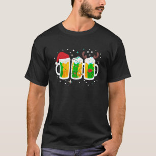 Bier Kerst Mok Santa Rendier Reinbeer Xmas TR T-shirt