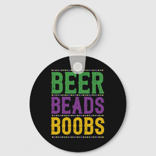 Bier Kralen Borst Carnaval Parade Gift Funny Mardi Sleutelhanger