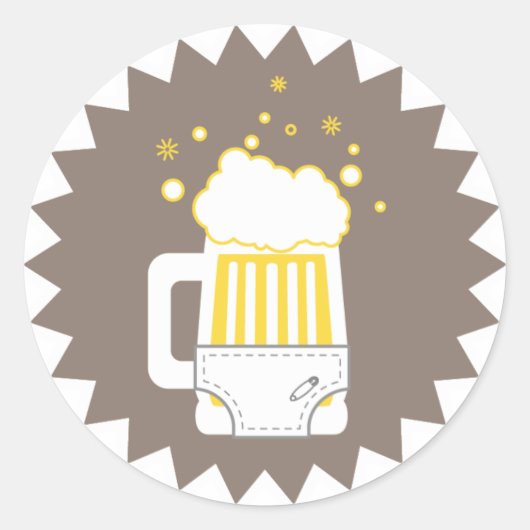 Bier & Luier Feest | STICKERS (Voorkant)