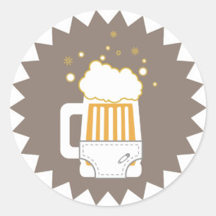 Bier & Luier Feest STICKERS