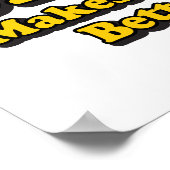 Bier Maakt Het Beter - Grappige Bierliefhebbers Sl Poster (Hoek)