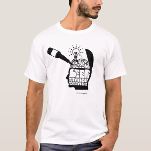 Bier maakt slim t-shirt