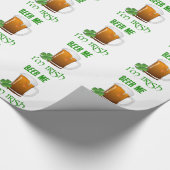 Bier me ben ik Iers Cadeaupapier (Hoek)