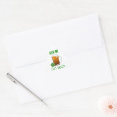 Bier me ben ik Iers Driehoek Sticker (Envelop)