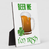 Bier me ben ik Iers Fotoplaat (Zijkant)