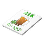 Bier me ben ik Iers Notitieblok (Gedraaid)