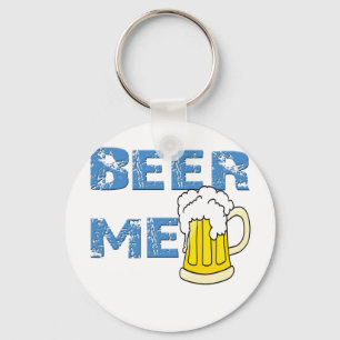 bier me grappig sleutelhanger